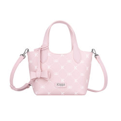 Kappa New Basket Tote Bag Versatile for Commuting Large Capacity Handbag Shoulder Crossbody Bucket Bag
