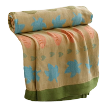 Muji Summer Thin Blanket Bamboo Fiber Cover Blanket Office Home Nap Air Conditioning Sofa Blanket Towel Quilt