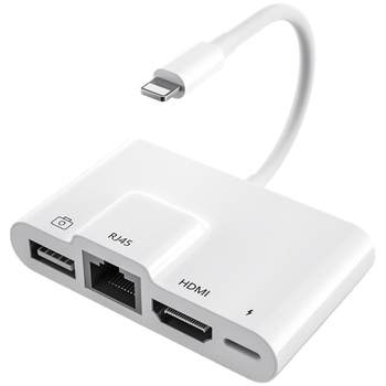 Apple mobile phone live broadcast network cable converter external large screen