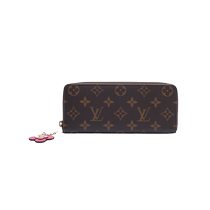 (Self-operated) Second-hand 95 new LV Louis Vuitton clutch small flower pendant old flower zipper wallet old flower PVC