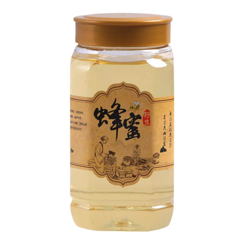 Plastic honey bottle that won’t break if dropped, specially designed for express delivery as a gift