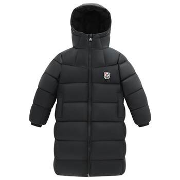 Ying's long over-the-knee thickened girls' cold-proof down jacket