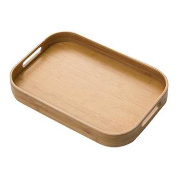Rectangular tray household japanese bamboo and wood tea tray