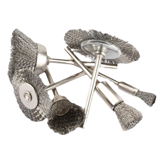 Wire brush polishing/bowl type/pen type/rust removal brush with 3mm handle, special abrasives for wind grinding pen and electric grinding