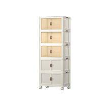 Containing cabinet lockers Home storage cabinets exempt from installation of baby clothes finishing box containing case multilayer snacks cabinet