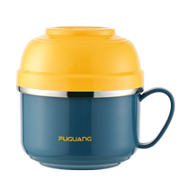 Fuguang 304 stainless steel lunch box office worker student instant noodle bowl fast food cup lunch box canteen special rice bowl