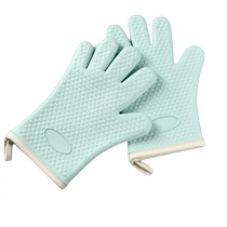 Anti-burn gloves thermal insulation thickened silicone Kitchen Oven microwave oven Special baking high temperature resistant anti-slip heatproof 1789