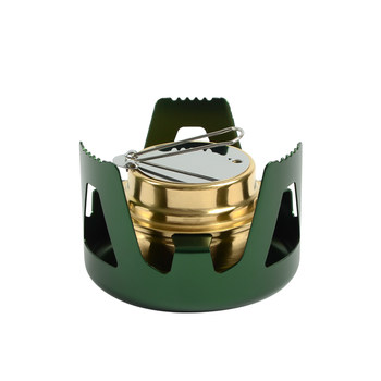 Portable self-driving fishing water boiling liquid alcohol stove