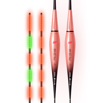 Jiayuni bite hook color change high sensitivity luminous float