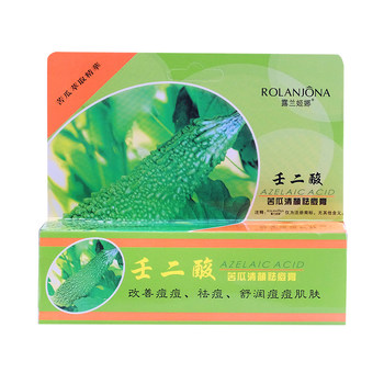 Lulanjina Bitter Melon Clearing Acne Cream 30g ຊ່ວຍປອບໃຈ, ສ້ອມແປງ ແລະ ປັບສະພາບຜິວ, ກຳຈັດສິວ ແລະ ຝ້າ ກະ ຈຸດດ່າງດຳ.