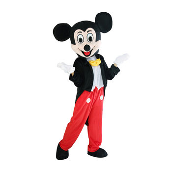 Mickey Mouse Cartoon Doll Costume Mickey Minnie Walking Man Doll Props Clothes Anime Performance Doll Headgear