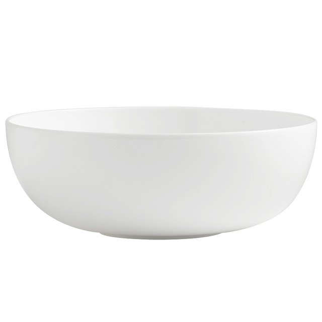 White bone porcelain household dish bowl salad bowl rice bowl shallow bowl