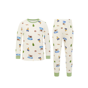 Cotton era children's style soft cotton thermal underwear set