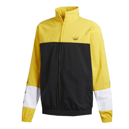 潮包背 现货 Adidas 三叶草 男款运动休闲夹克 外套 DV3118