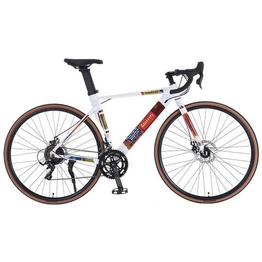 红旗官方旗舰店公路车女款成人竞速赛车男款弯把铝合金轻便自行车