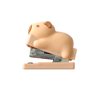 Kapibala doll stapler set for students with mini small stapler office binding machine stationery