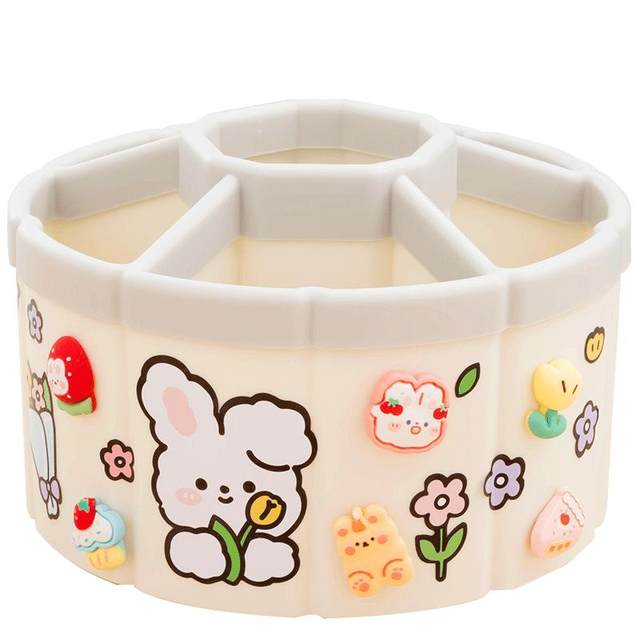 Cute rotating pen holder upgraded and thickened texture ~