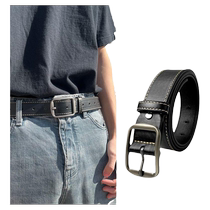 ins student casual young texture belt jeans belt trend Korean style pin buckle fashion belt personality man