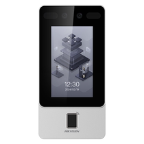 Hikvision face recognition access control system all-in-one office office face brush fingerprint attendance access control electric plug lock