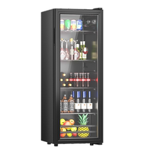 Powerful ice bar household small refrigerator office refrigerator large capacity tea beverage red wine preservation cabinet 451