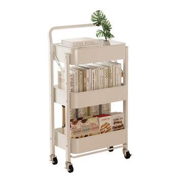 Baby supplies storage rack trolley landing