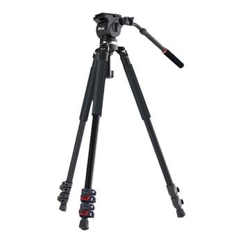 Jean-york jy0509 tripod professionally applicable to canon sony photography camera slr hydraulic damping slide rail tripod 1.8 meters gimbal wedding micro movie dv video aluminum alloy bracket