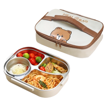 Food grade 304 Stainless Steel Insulated Lunch Box Children Elementary School Children Special for Lunch Box Office Workers Dinner