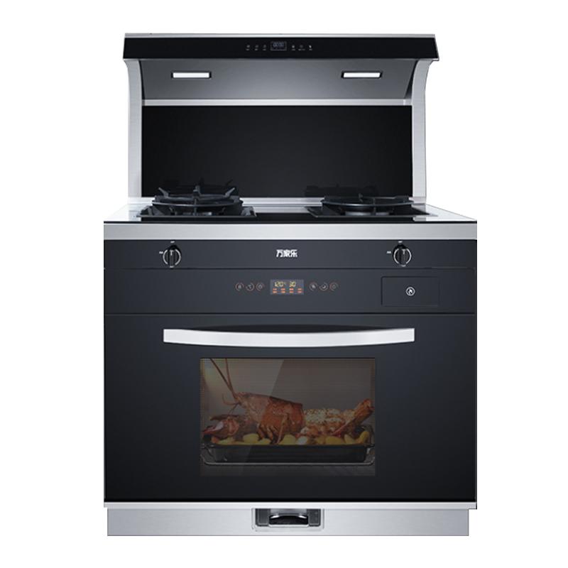 Macro integrated stove steaming and baking machine