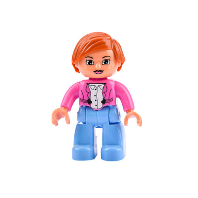 Compatible with legao large particle building blocks cartoon small character universal doll doll Daquan children's assembled toys