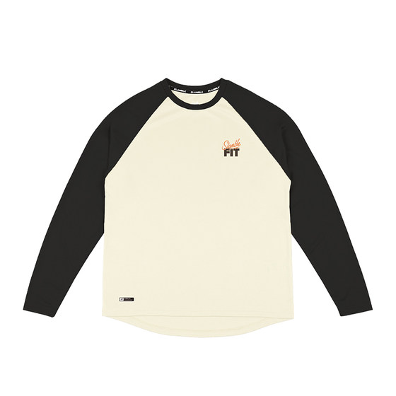 
SLAMBLE Autumn New FIT American Color Block Long Sleeve T-shirt Shooting Suit Men and Women Quick Dry Breathable Running Sports