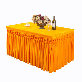 ກອງ​ປະ​ຊຸມ tablecloth wedding ງານ​ວາງ​ສະ​ແດງ​ເຂົ້າ​ສູ່​ລະ​ບົບ​ໃນ​ຕາ​ຕະ​ລາງ skirt desk ການ​ປົກ​ຫຸ້ມ​ຂອງ​ໂຮງ​ແຮມ tablecloth ຕາ​ຕະ​ລາງ​ການ​ປົກ​ຫຸ້ມ​ຂອງ​ຜ້າ​ເຢັນ​ຕາ​ຕະ​ລາງ dining​