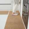 Kitchen floor mats are non-slip, oil-proof, waterproof, stain-proof, no-wash, dirt-resistant, entrance door mats, imitation sisal and jute strip carpets