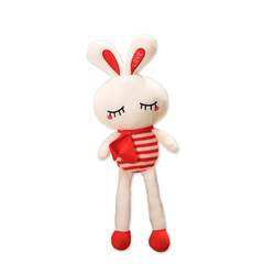 Princess Rabbit Doll Shy Striped Rabbit Doll Pillow Rag Doll ຂອງຂວັນວັນເກີດ Girl Doll Plush Toy