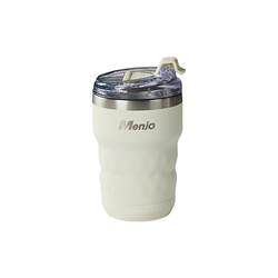 British Mingjue Cute Thermos Cup 304 Stainless Steel Insulated Portable Outdoor Couple Coffee Cup Direct Drinking Cup