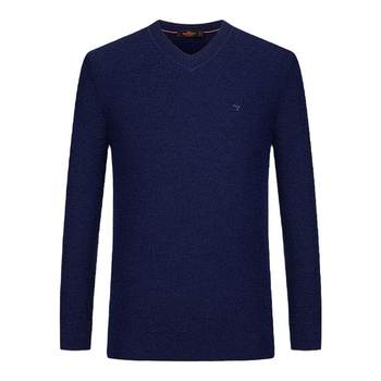 Qi brand sweater casual v-neck warm top woolen sweater Qi brand sweater casual v-neck warm top woolen sweater