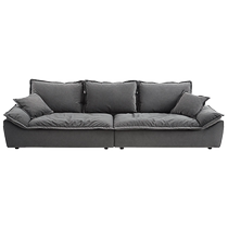 Quanyou Home Sailing Sofa Italian Minimalist 2024 New Internet Celebrity Small Apartment Straight Row Cat Scratching Fabric Sofa
