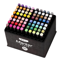 Chenguang stationery marker pen set 60 colors 80 colors 108 colors watercolor pen painting pen alcohol-based double-headed quick-drying water-based primary school students art students special graffiti children kindergarten comics