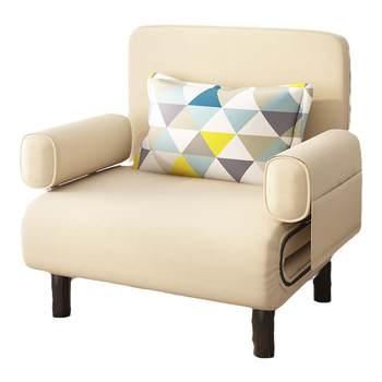 Folding dual-purpose multi-function single space-saving sofa bed