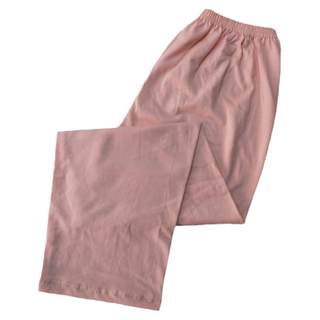 Pure cotton loose casual home large size high waist pajama pants for women