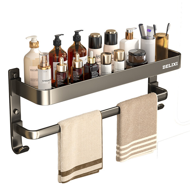 Delixi Hotel Household Mirror Bath towel storage rack