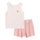 童泰婴儿套装莫代尔夏季宝宝衣服儿童家居服内衣男女童背心短裤