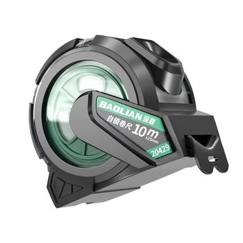 Baolian rubber-coated self-locking tape measure is wear-resistant and anti-falling