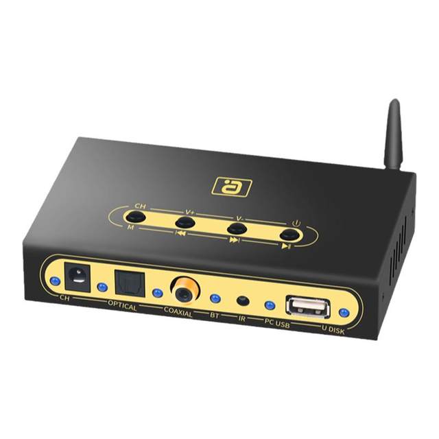 Ayin DTS Dolby 5.1 surround audio decoder blue