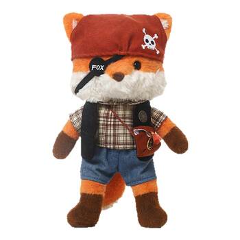 Funny pirate fox ຂອງຂວັນວັນເກີດ doll ງາມ