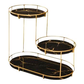 Simple and modern washable and anti-mold cosmetics rack