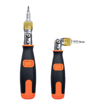 Two-way ratchet variant multi-angle screwdriver set special-shaped screwdriver screwdriver plum blossom ten comes with bit