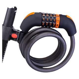 永久自行车锁防盗锁5位密码锁山地车锁摩托车单车链条锁电动车锁