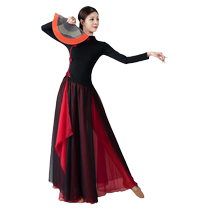 Chinese classical dance dance costume skirt long sleeve mid-sleeve suit modern dance gauze body elegant performance clothes