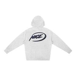 NICEID LOGO American sports sweatshirt terry style for men and women spring and autumn casual loose hooded pullover