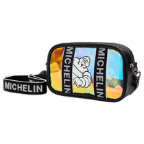 Michelin (MICHELIN) Phantom Laser Diagonal Satchel Environmentally Friendly Transparent Waterproof Bag